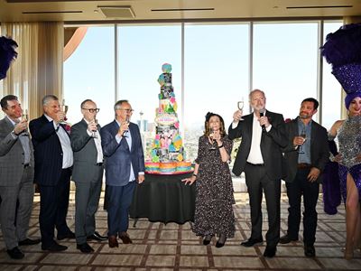 Group Photo Aaron Berger Derek Stevens Andrew Simon Jim Gibson Shelley Berkley Steve Hill and David Schwartz