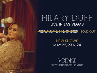Hilary Duff Voltaire at The Venetian Resort