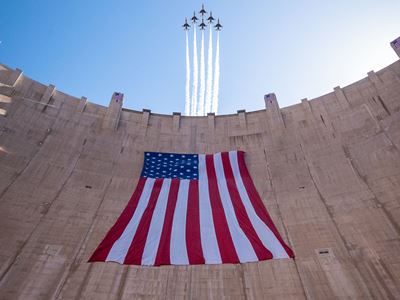 Thunderbirds Flyover Hoover Dam ShaneONeal