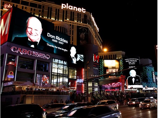 Don Rickles Marquee Tribute - Planet Hollywood Resort & Casino and Miracle Miles Shops