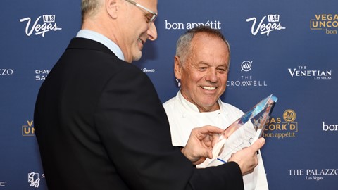 Vegas Uncork'd: Caesars Palace President Gary Selesner and chef Wolfgang Puck
