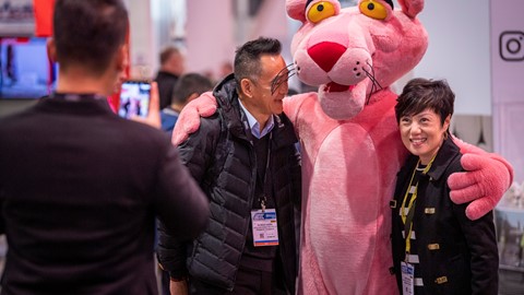 World of Concrete Pink Panther