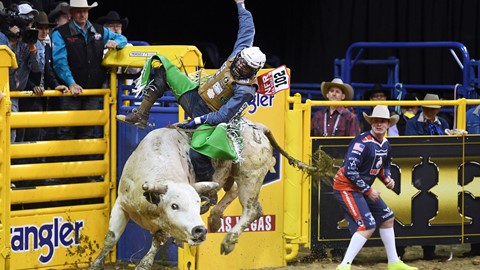 Day 1: Bull rider Jordan Spears