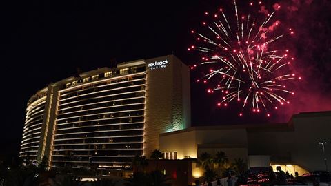 Fireworks at Red Rock Casino Resort Spa