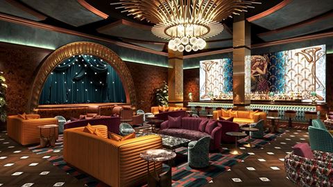 Artist rendering of the music lounge at Caspian s courtesy Celano Design Studio Co