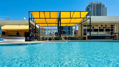 The STRAT Hotel Casino SkyPod Swim Social