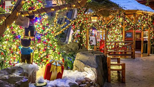 Mystic Falls Park Winter Wonderland courtesy of Boyd Gaming