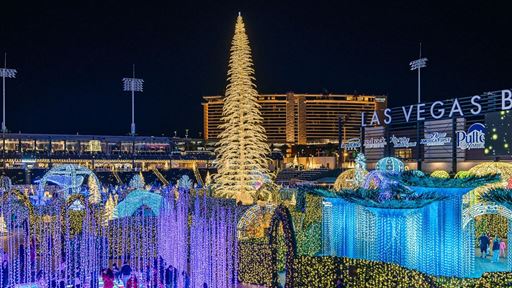 Enchant at Las Vegas Ballpark Christmas Lights