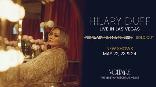 Hilary Duff Voltaire at The Venetian Resort