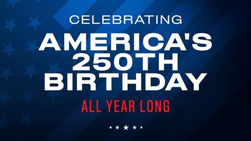 America250 Marquee Takeover signage Credit LVCVA