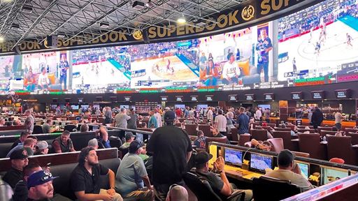 March Madness Hoops Central at Superbook Westgate Credit to Westgate Las Vegas Resort Casino