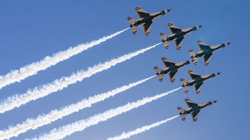 Thunderbirds over Hoover Dam