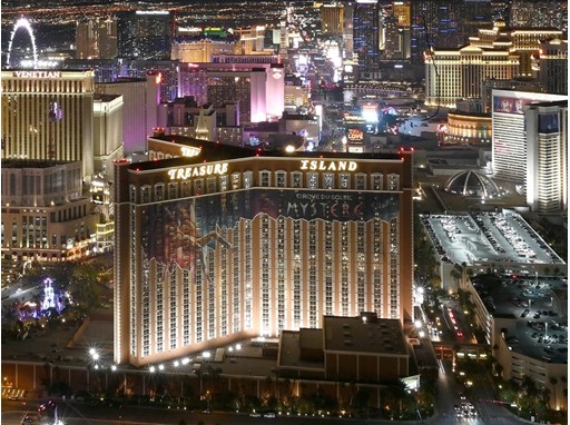 The Las Vegas Strip is seen from the vantage point of the Trump International Hotel The Las Vegas Strip is seen from the vantage point of the Trump International Hotel