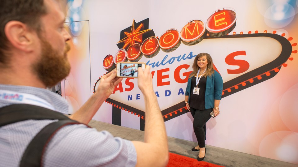 LVCVA's new trade show booth debuts at IMEX