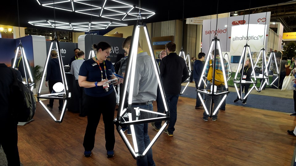CES show floor
