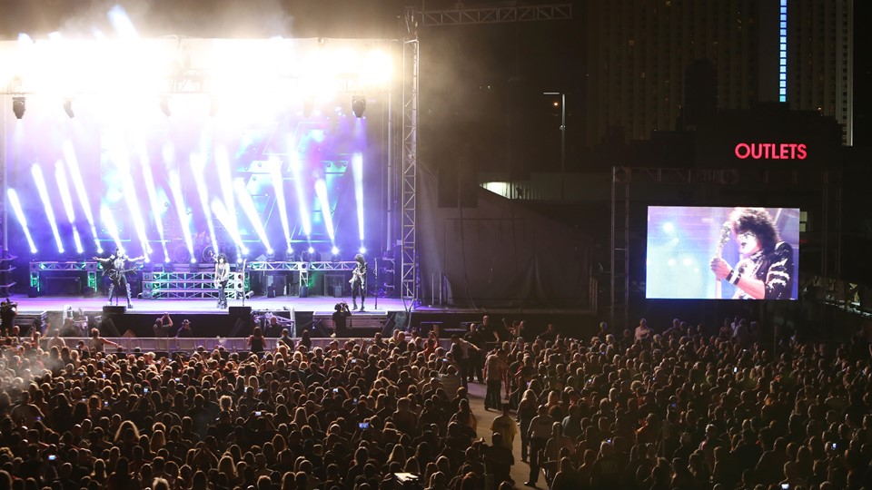 KISS onstage in Laughlin