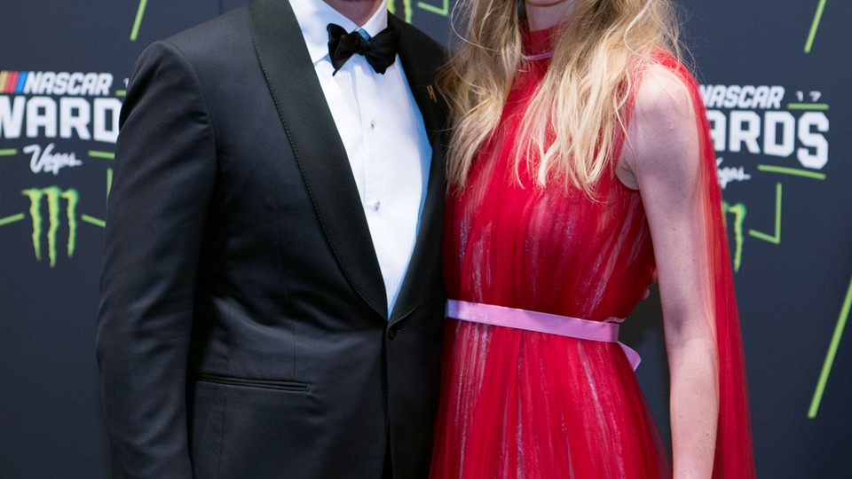 Jimmie Johnson and his wife Chandra Johnson