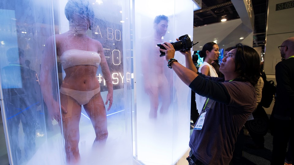 Photographer Martin Fuentes photographs "lab-grown body" props from the upcoming Netflix series "Altered Carbon"