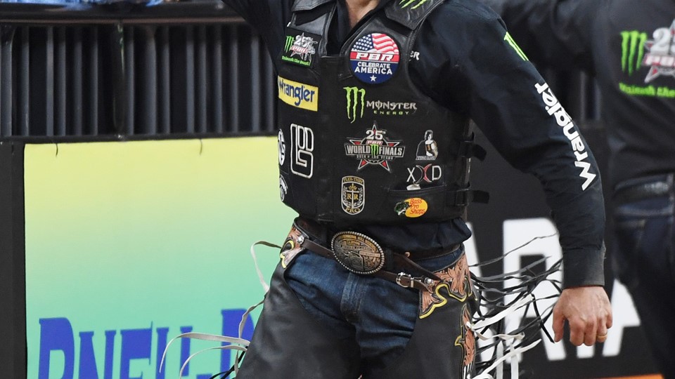 Guilherme Marchi celebrates a successful ride