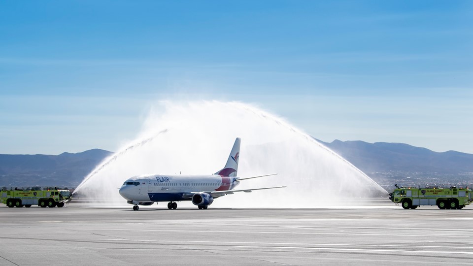 Flair Airlines first arrival