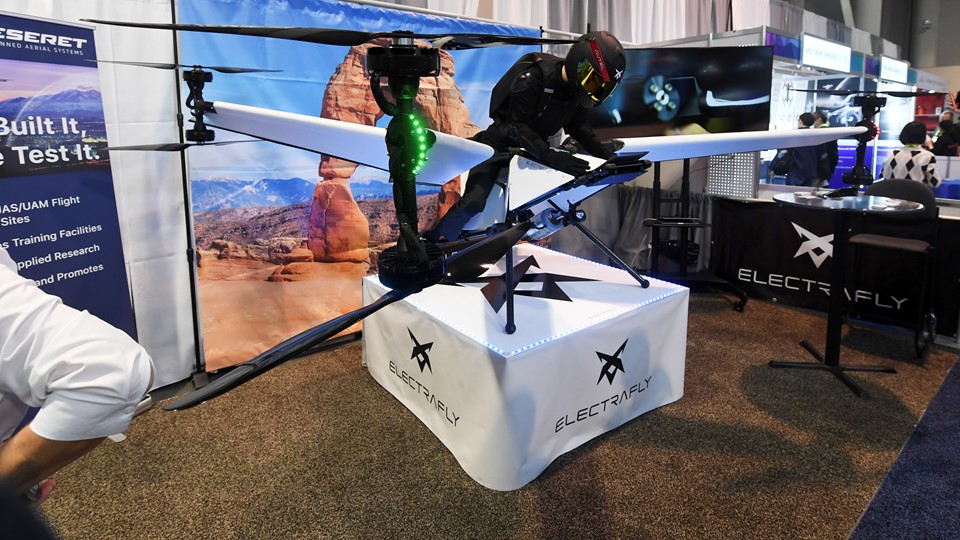 A prototype personal flying vehicle