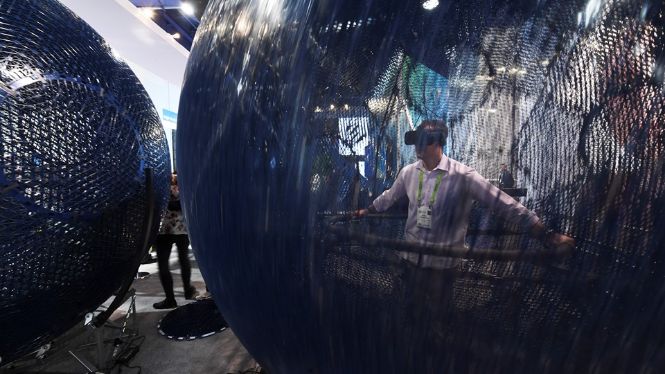 Virtual reality Virtusphere