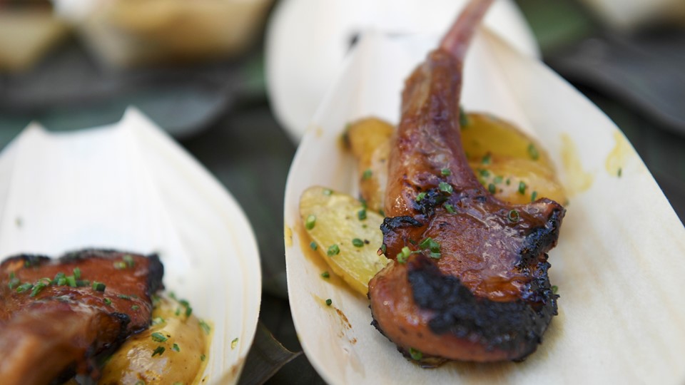 Robata baby lamb chops from SUSHISAMBA