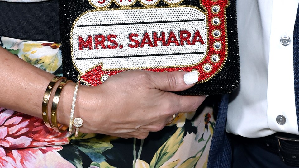 A detail photo of Liset Meruelo's purse