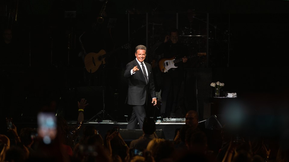 Luis Miguel performs at The Colosseum at Caesars Palace