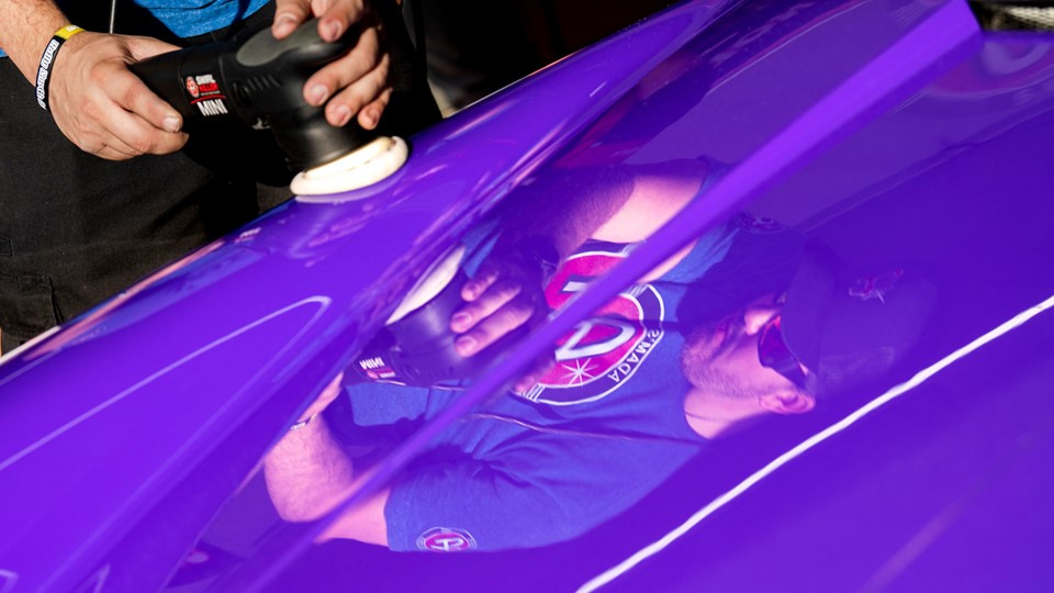 An exhibitor demonstrates