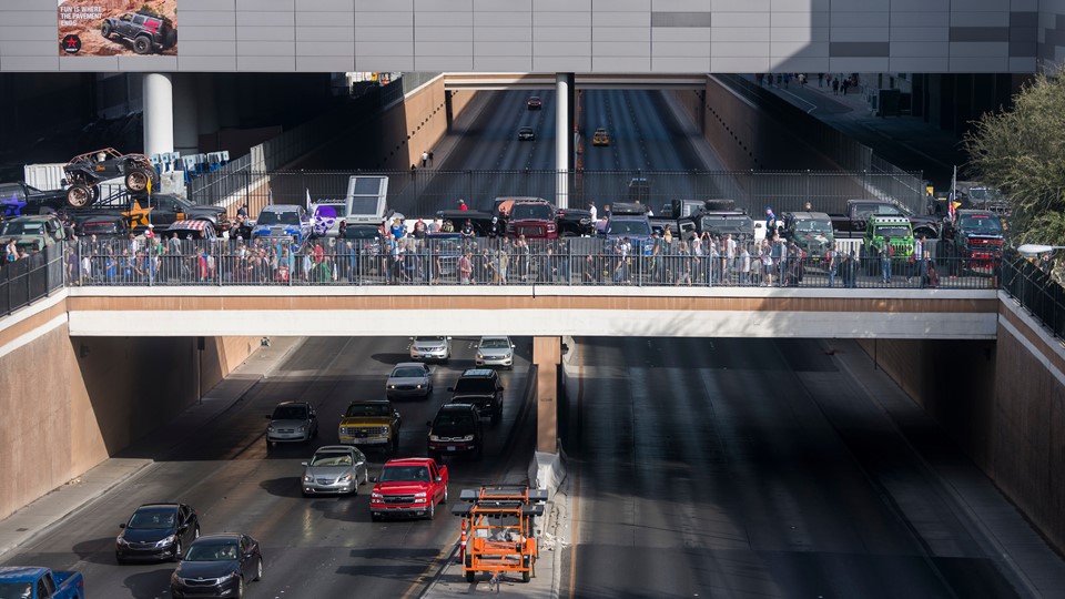 The display of vehicles