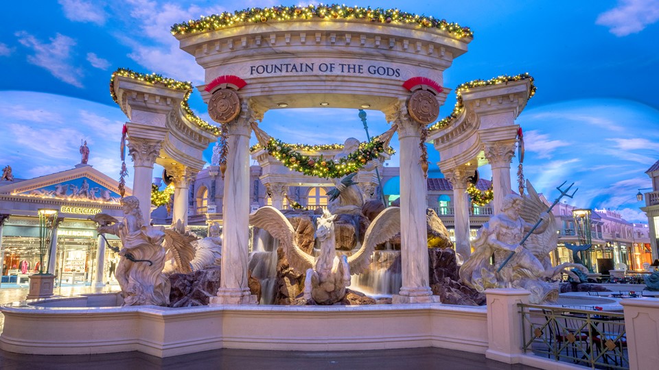 Forum fountain of the Gods - Picture of Caesars Palace, Las Vegas