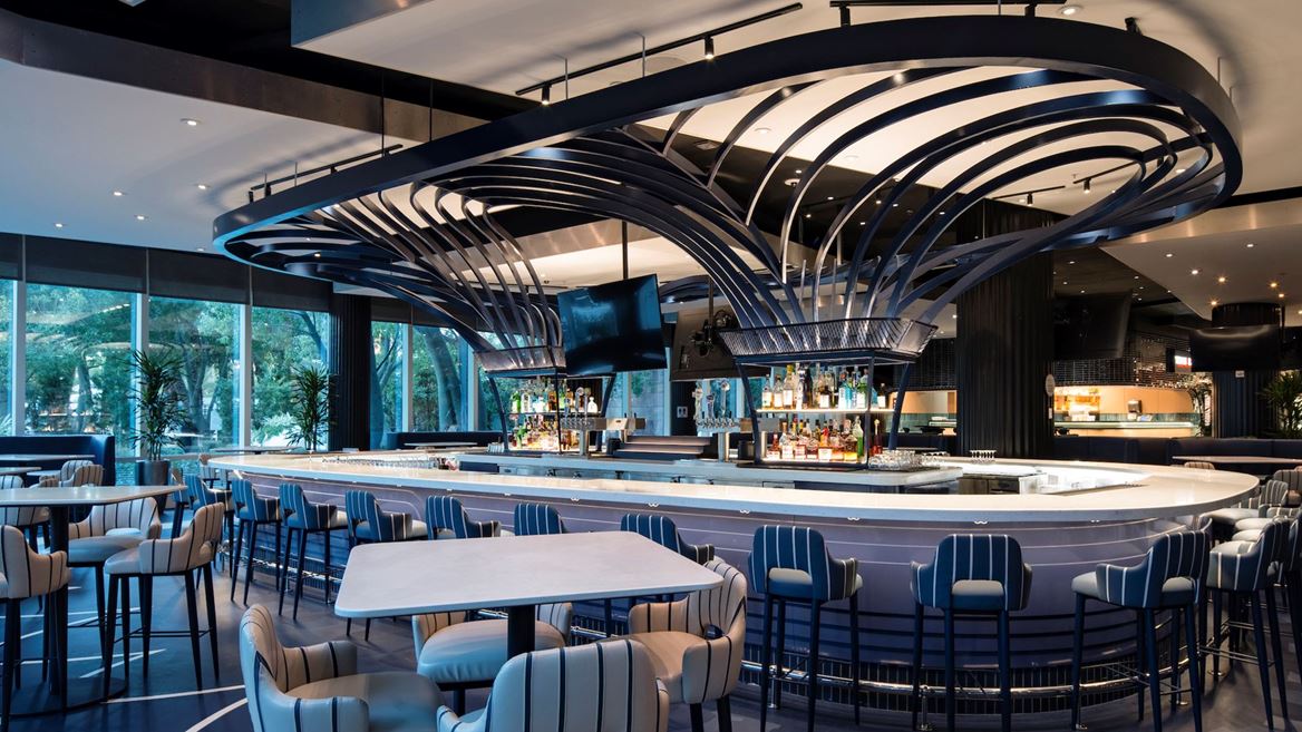 Proper Bar at Proper Eats Food Hall at ARIA Resort Casino