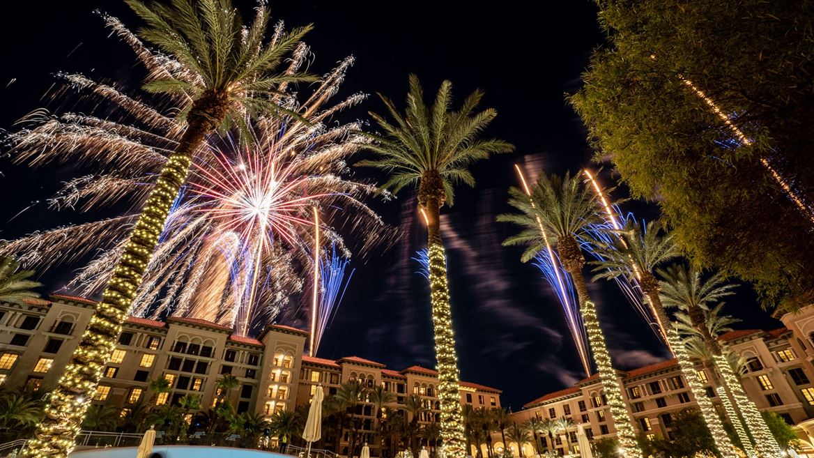 Fireworks at Green Valley Ranch Resort Spa