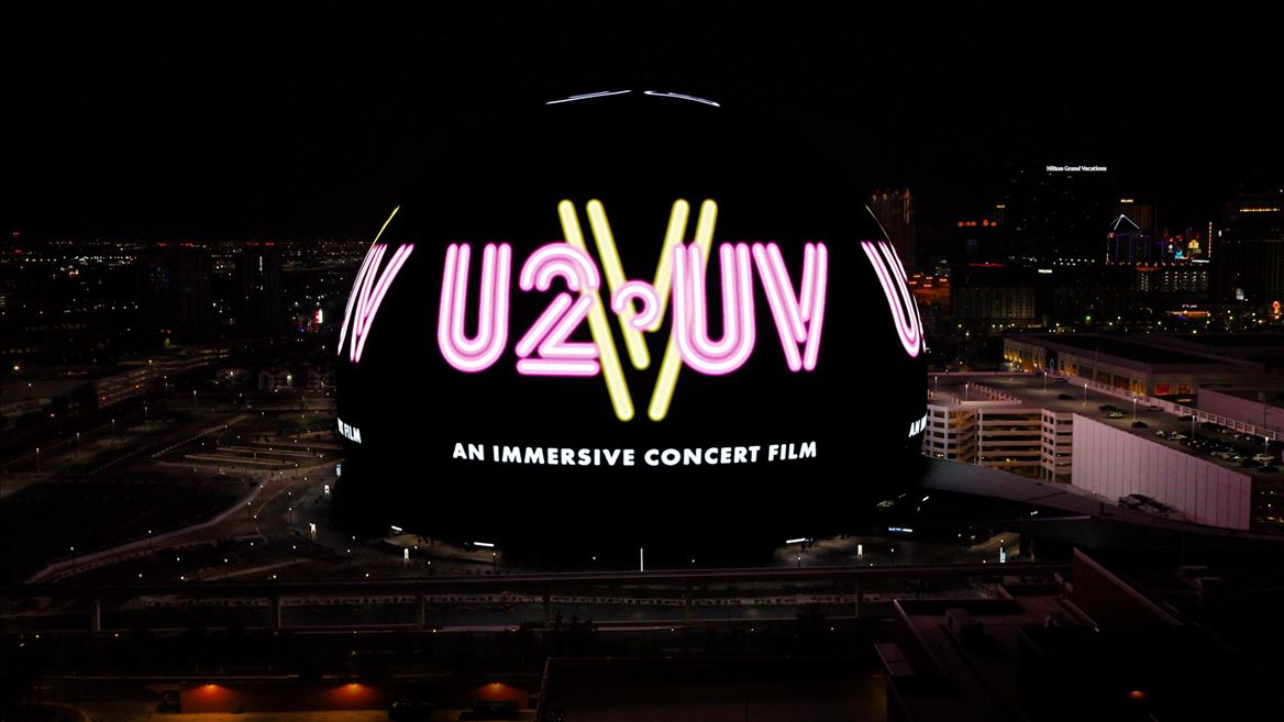 V U2 Immersive Concert Film Sphere Las Vegas
