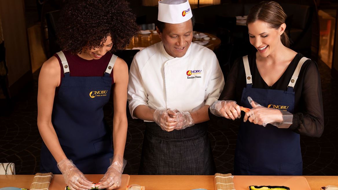 Nobu at Paris Las Vegas Interactive Culinary Experience Credit Caesars Entertainment