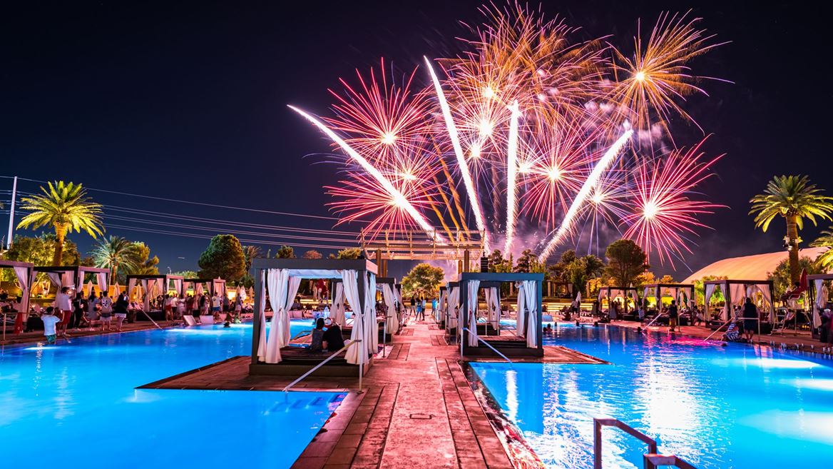 M Resort Spa Casino Fireworks