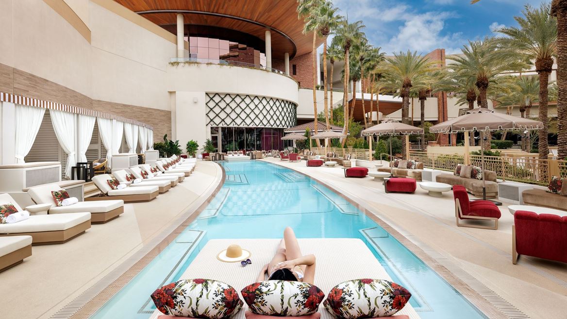 Red Rock Rouge Room Pool and Cabanas
