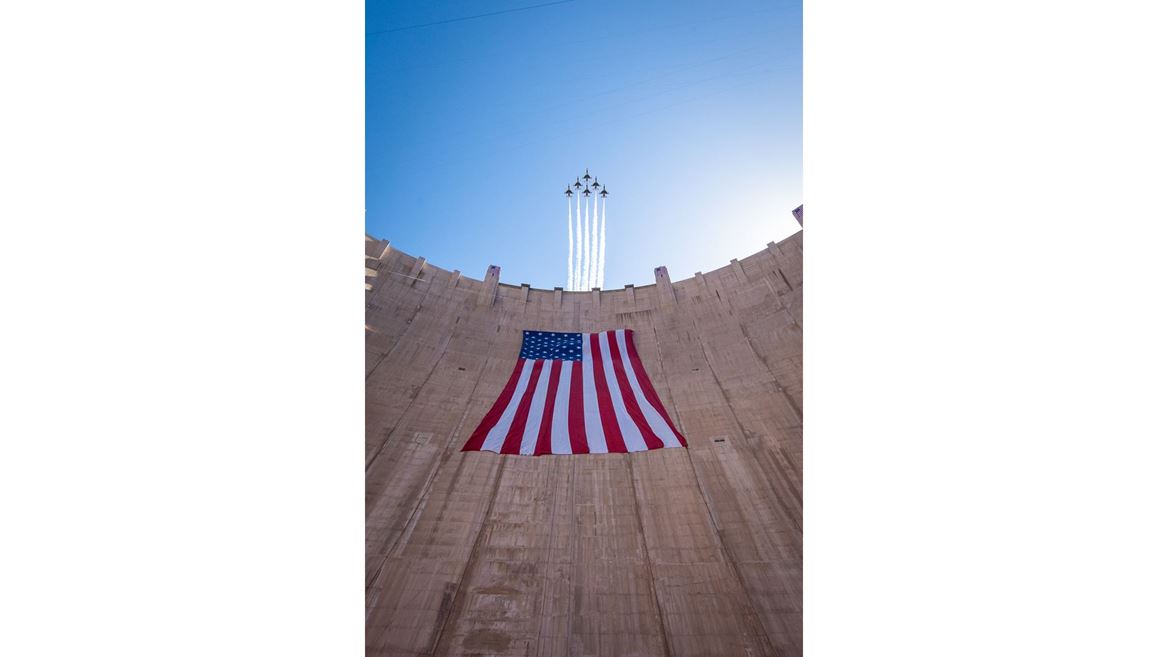Thunderbirds Flyover Hoover Dam ShaneONeal