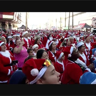 Las Vegas Great Santa Run video