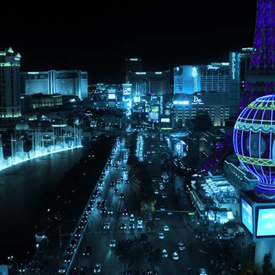 Vegas Goes Blue (16:9 image)