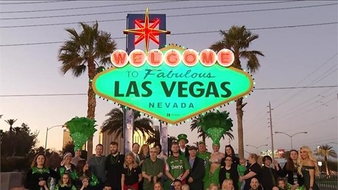 welcome-sign-goes-green-for-st.-patrick-s-day