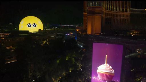 Orbi™ Had the Honors of Blowing Out the Birthday Candles Throughout the Destination