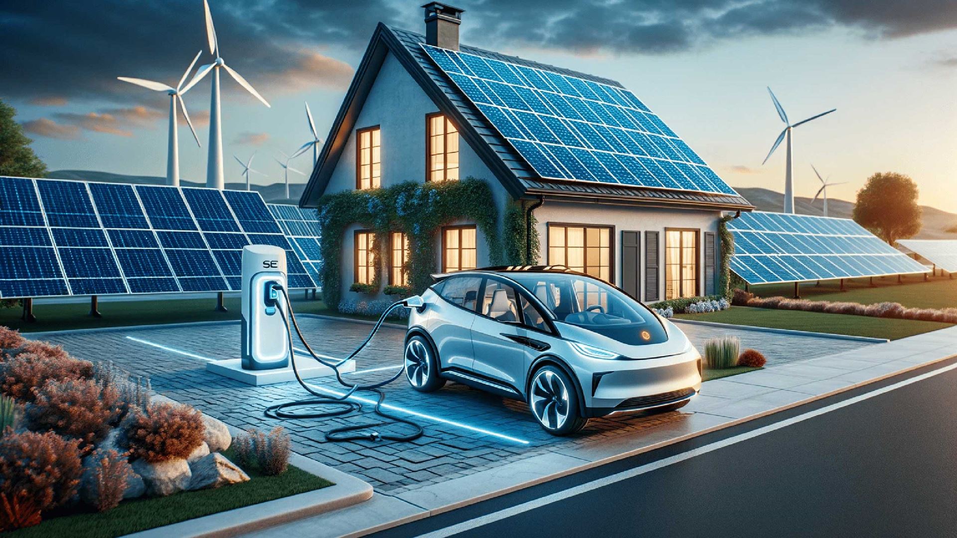 Electric cars as batteries