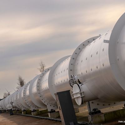 Hyperloop in Veendam the Netherlands