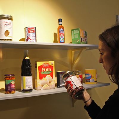 Interactive kitchen installation from the Migration Museum s All Our Stories exhibition