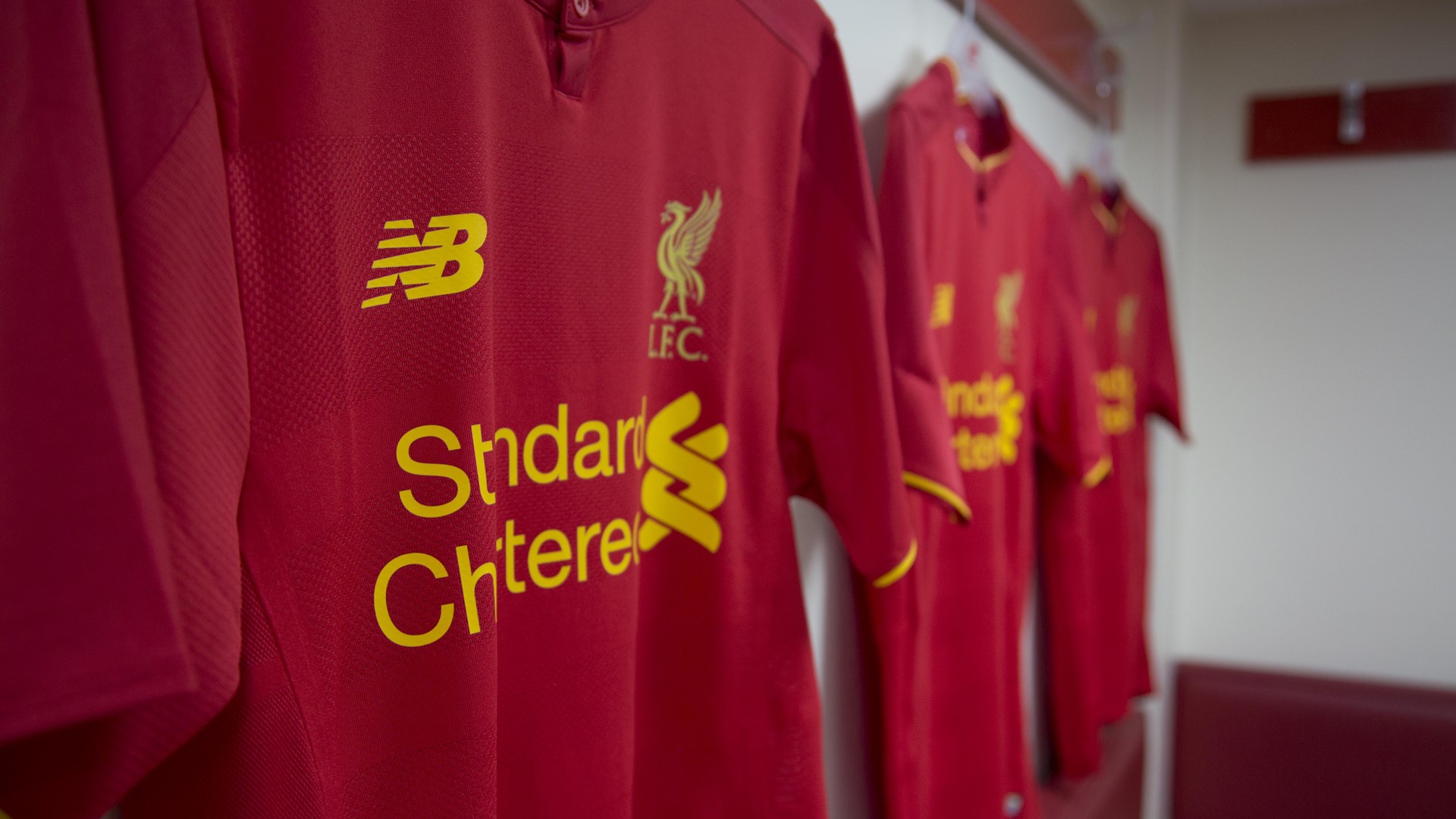 New Balance Reveals Liverpool FC 2016/17 Home Kit - Locker Room Shot