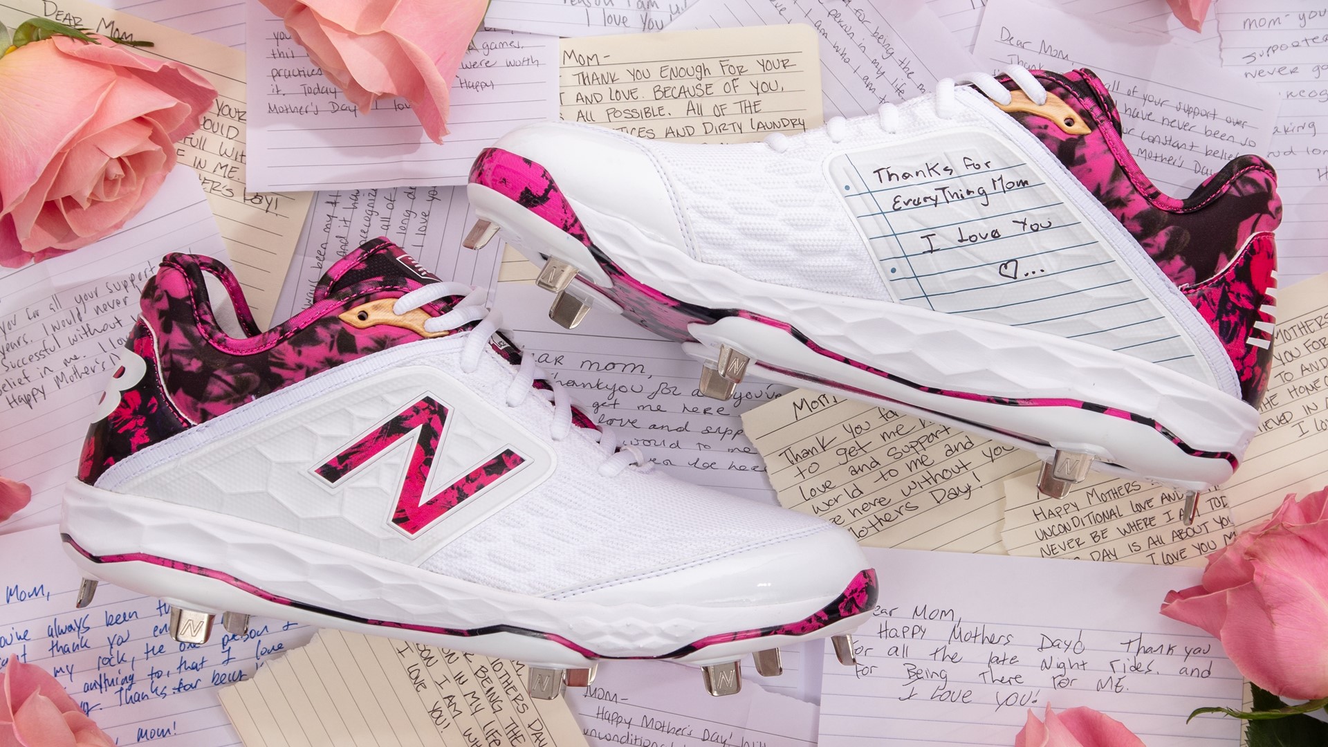 New Balance Press Box : NEW BALANCE HONORS MOTHER'S DAY WITH NOTEPAD PRINT  BASEBALL CLEATS