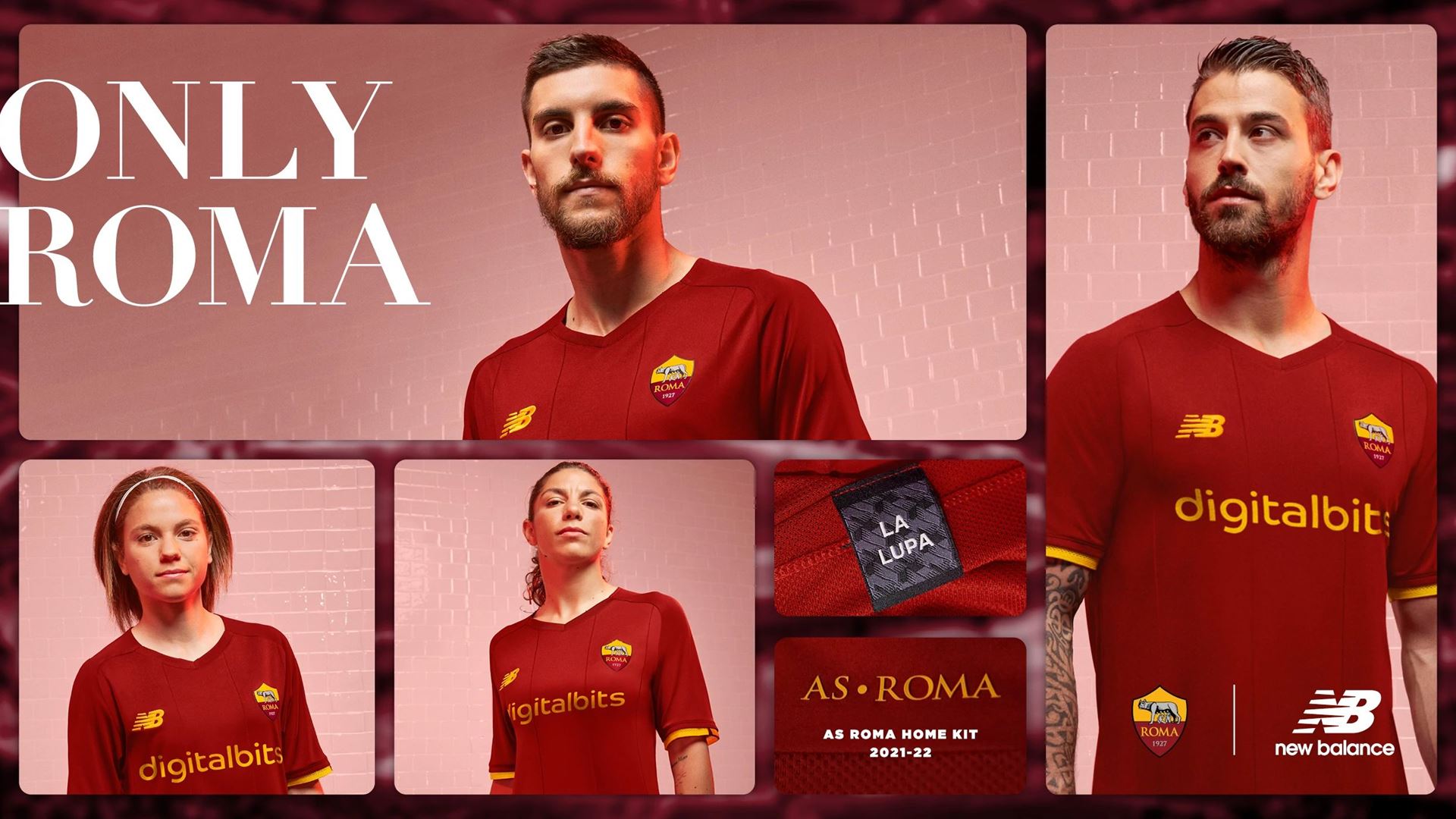 AS Roma 21/22 Home Kit