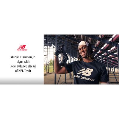 Marvin Harrison Jr Signs with New Balance Ahead of NFL Draft